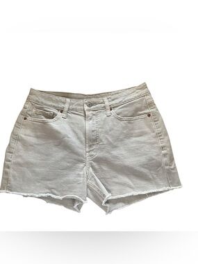 OLD NAVY Women's High-Rise O.G. Straight Jean Shorts Beige Size 4